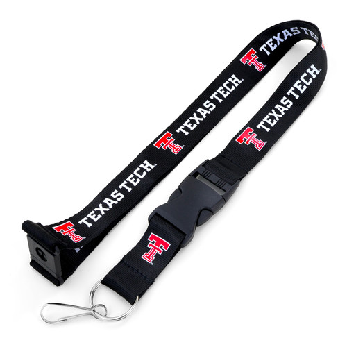 TEXAS TECH (BLACK) TEAM LANYARD
