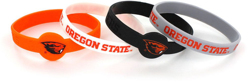 OREGON STATE SILICONE BRACELETS (4 PACK)