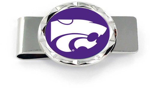 KANSAS STATE DIAMOND CUT MONEY CLIP