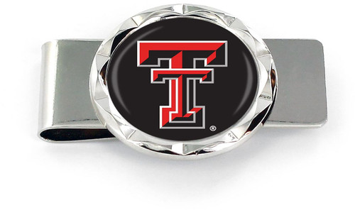 TEXAS TECH DIAMOND CUT MONEY CLIP