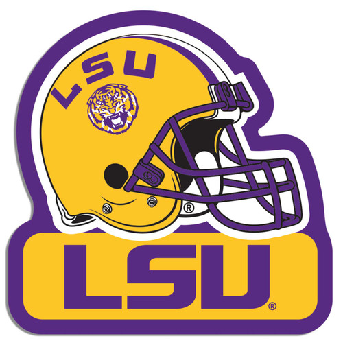 LSU 3" FOOTBALL HELMET MAGNET