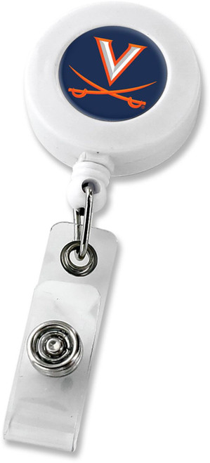 VIRGINIA (WHITE) RETRACTABLE BADGE HOLDER (NE)