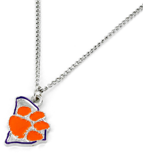 CLEMSON - STATE DESIGN NECKLACE