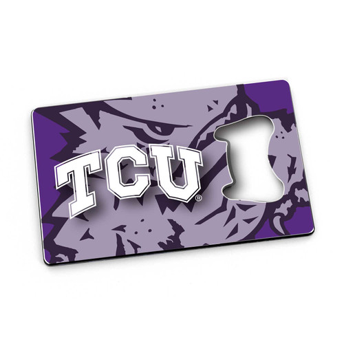 TCU CREDIT CARD BOTTLE OPENER MAGNET