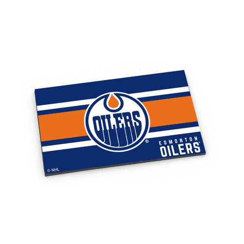OILERS STRIPED MAGNET