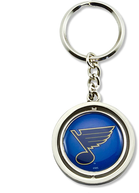 BLUES SPINNING KEYCHAIN