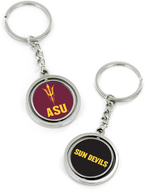 ARIZONA STATE DEVILS SPINNING KEYCHAIN