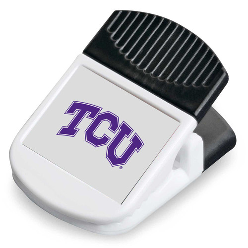 TCU RECTANGULAR BDGT MEMO/CHIP CLIP MAGNET