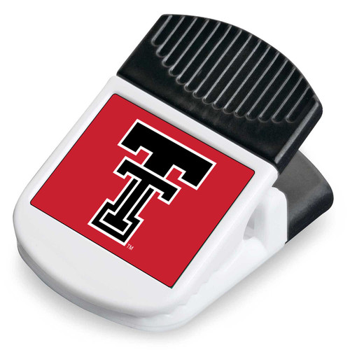 TEXAS TECH MAGNETIC RECTANGULAR CHIP CLIP