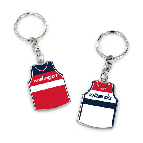 WIZARDS REVERSIBLE HOME/AWAY JERSEY KEYCHAIN