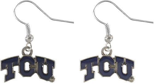 TCU DANGLER EARRINGS