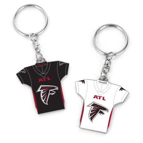 FALCONS REVERSIBLE HOME/AWAY JERSEY KEYCHAIN