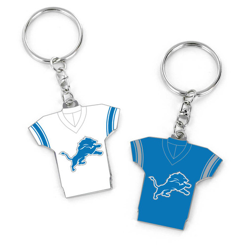 LIONS REVERSIBLE HOME/AWAY JERSEY KEYCHAIN
