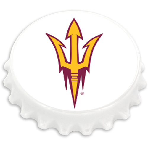 ARIZONA STATE BOTTLE CAP BOTTLE OPENER MAGNET (OC)