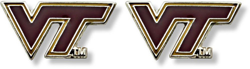 VIRGINIA TECH TEAM POST EARRINGS