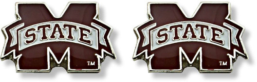 MISSISSIPPI STATE TEAM POST EARRINGS