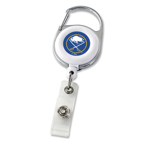 BUFFALO SABRES DELUXE CLIP BADGE REEL