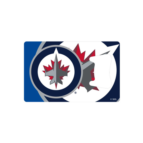 WINNIPEG JETS CREDIT CARD BOTTLE OPENER MAGNET