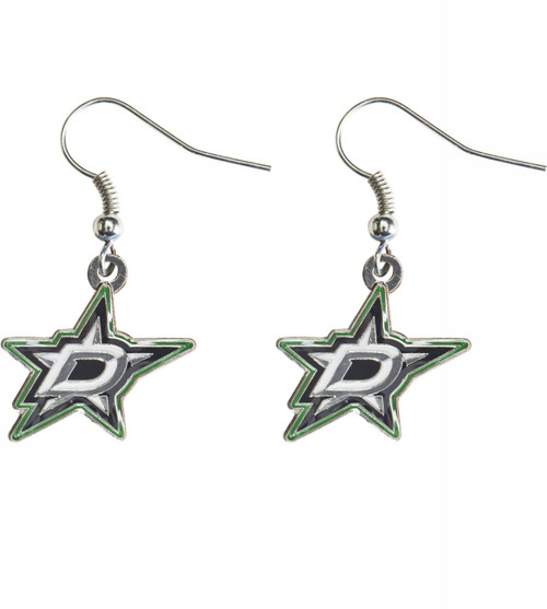 DALLAS STARS DANGLER EARRINGS