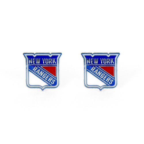 NEW YORK RANGERS NY TEAM POST EARRINGS