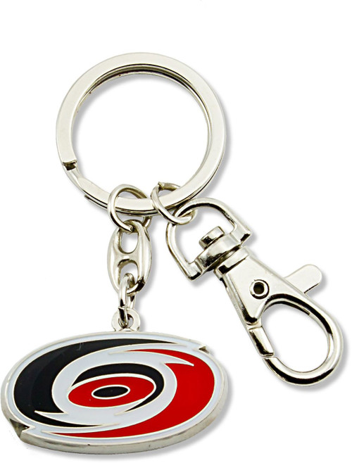 CAROLINA HURRICANES TEAM LOGO HEAVYWEIGHT KEYCHAIN