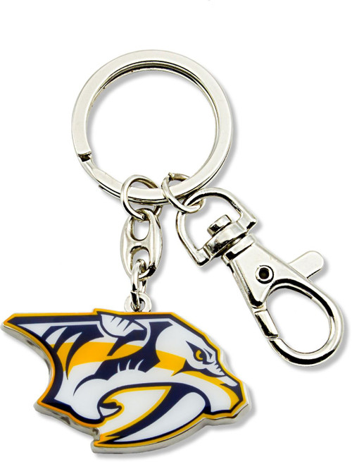 NASHVILLE PREDATORS TEAM LOGO HEAVYWEIGHT KEYCHAIN