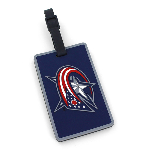 COLUMBUS BLUE JACKETS SOFT BAG TAG