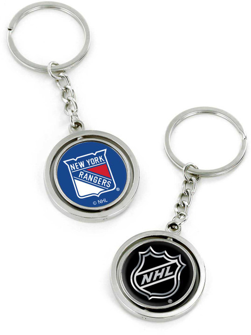 NEW YORK RANGERS NY SPINNING KEYCHAIN