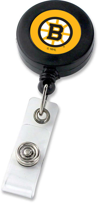 BOSTON BRUINS (BLACK) BADGE REEL