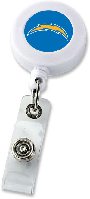 LOS ANGELES CHARGERS (WHITE) BADGE REEL (NE)