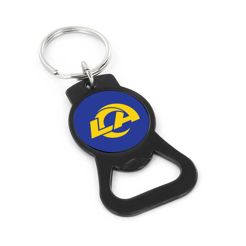 LOS ANGELES RAMS BLACK BOTTLE OPENER KEYCHAIN