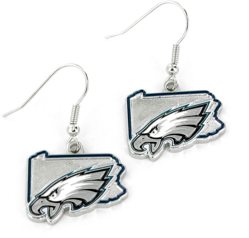 PHILADELPHIA EAGLES - STATE DESIGN EARRINGS