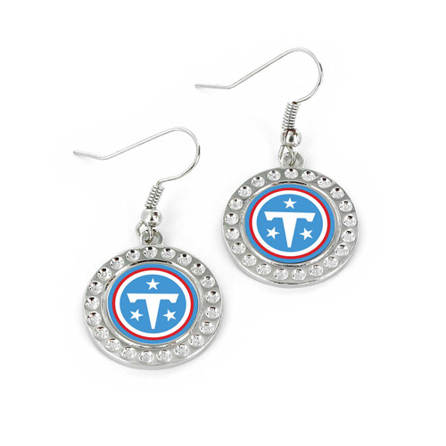 TENNESSEE TITANS DIMPLE EARRINGS