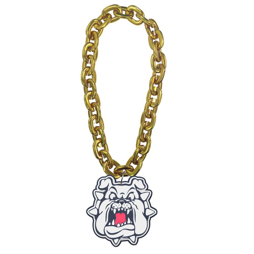 FRESNO STATE (GOLD) FACE FAN CHAIN (CO)