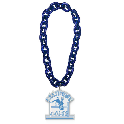 INDIANAPOLIS COLTS (BLUE) "BALT" THROWBACK FAN CHAIN