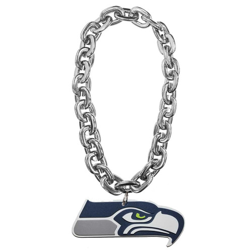 SEATTLE SEAHAWKS (SILVER) FAN CHAIN