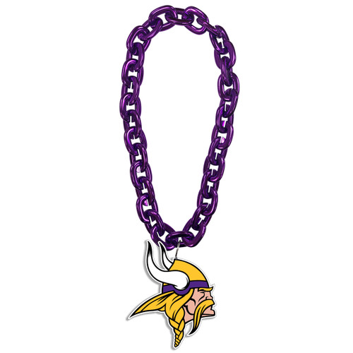 MINNESOTA VIKINGS HEAD (PURPLE) FAN CHAIN