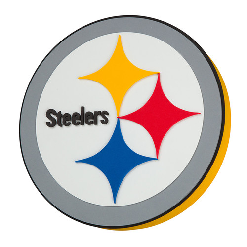 PITTSBURGH STEELERS TEAM LOGO WALL SIGN