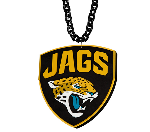 JACKSONVILLE JAGUARS (BLACK) SHIELD SUPER FAN CHAIN