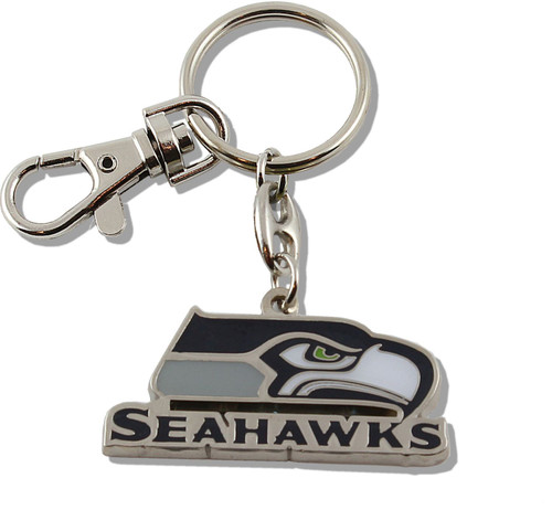 SEATTLE SEAHAWKS TEAM LOGO HEAVYWEIGHT KEYCHAIN