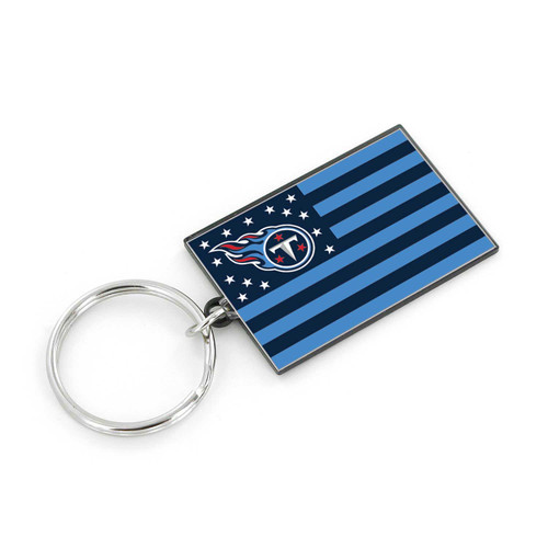 TENNESSEE TITANS AMERICANA FLAG KEYCHAIND