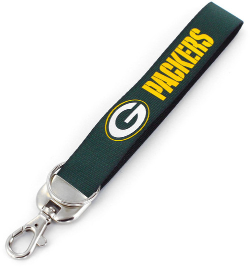 GREEN BAY PACKERS DELUXE WRISTLET KEYCHAIN