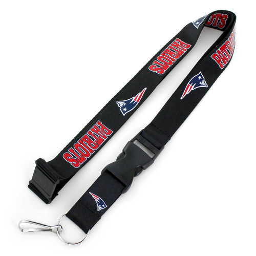 NEW ENGLAND PATRIOTS (BLACK) TEAM LANYARD