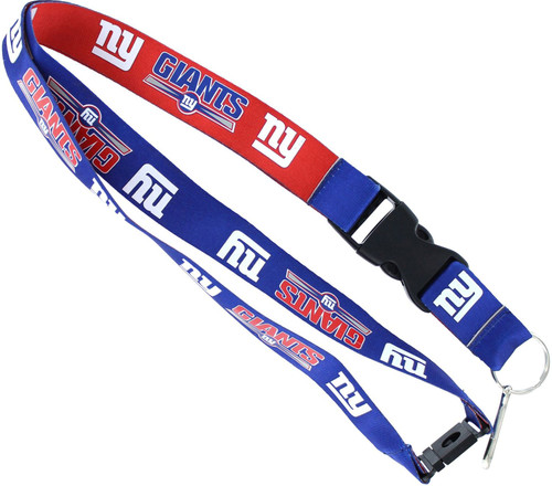 NEW YORK GIANTS (BLUE/RED) REVERSIBLE LANYARD