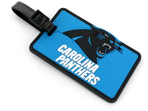 CAROLINA PANTHERS SOFT BAG TAG