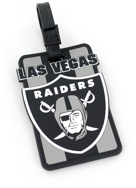 LAS VEGAS RAIDERS "LV" SOFT BAG TAG