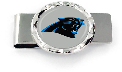 CAROLINA PANTHERS DIAMOND CUT MONEY CLIP