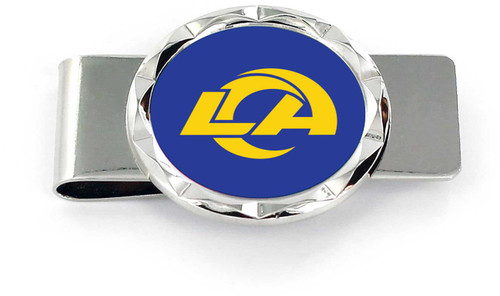 LOS ANGELES RAMS DIAMOND CUT MONEY CLIP