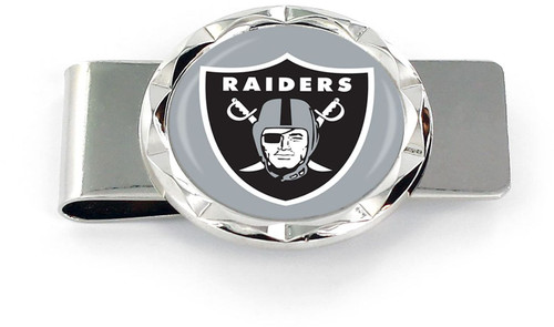 LAS VEGAS RAIDERS DIAMOND CUT MONEY CLIP