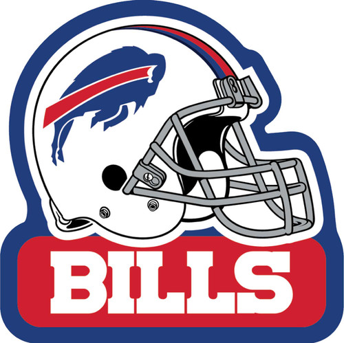 BUFFALO BILLS HELMET WORDMARK MAGNET